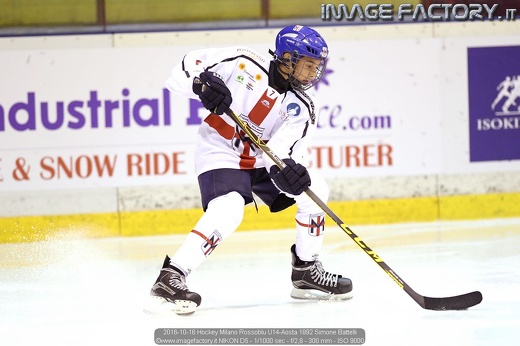 2016-10-16 Hockey Milano Rossoblu U14-Aosta 1892 Simone Battelli